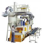 Cogeim Continuous feed  tunnel type - mesh-belt shot blasting machine for metallic parts - STL Series Shotblasting Machines 